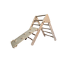 Triángulo Pikler + Rampa de escalada.Talla grande. Acabado natural