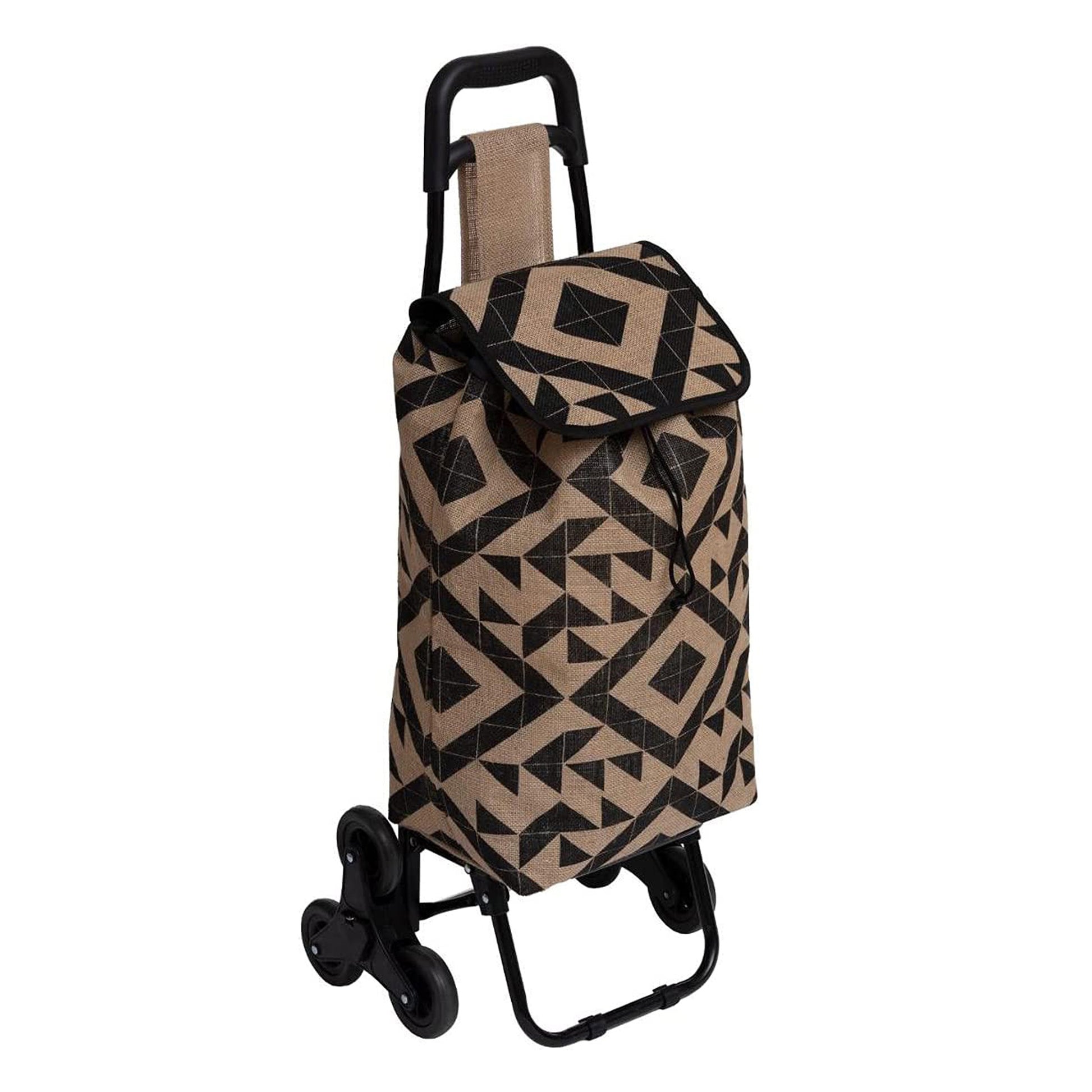 Wellhome - Carro De La Compra 6 Ruedas, 33 L., Marrón_0