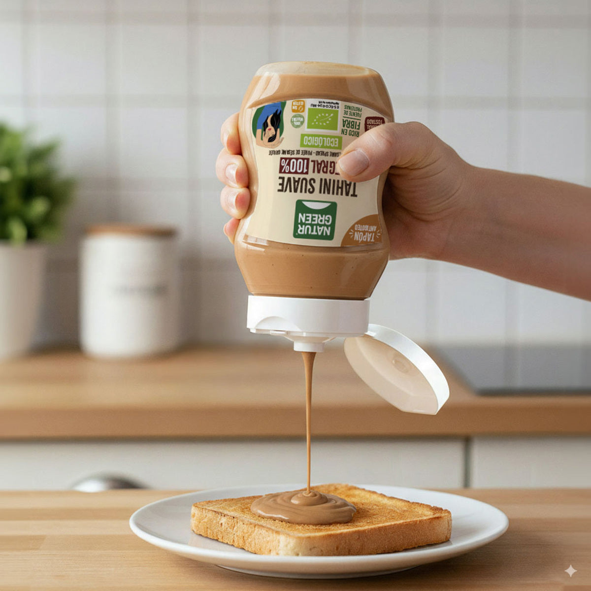 Tahíni Suave Integral Antigoteo Bio NaturGreen 270 g