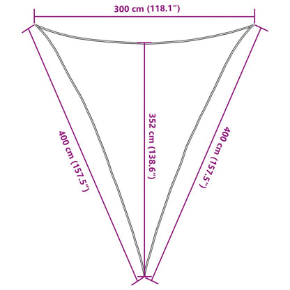 Vidaxl Toldo De Vela Hdpe Verde Claro 160 G/m² 3x4x5 M_2