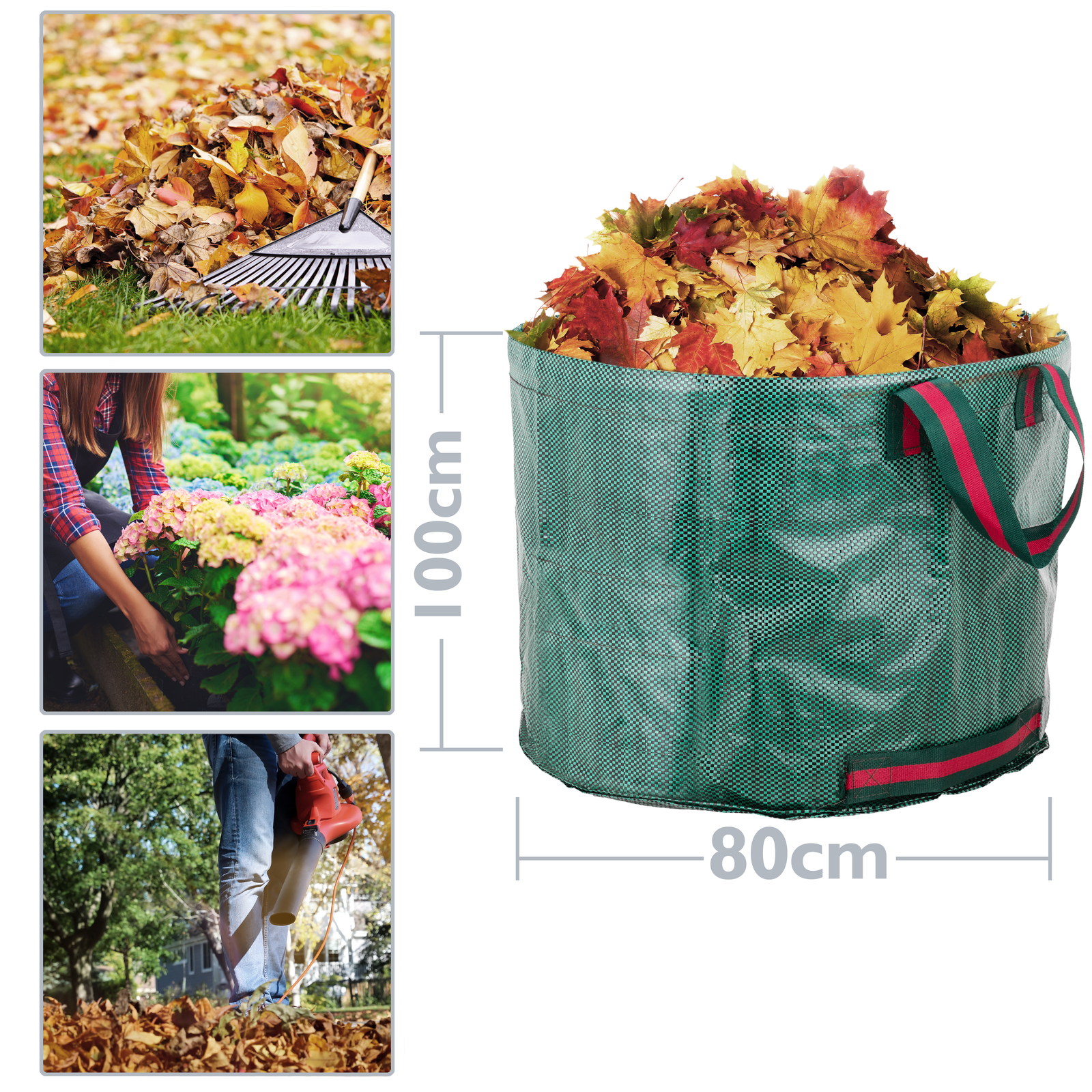 Bolsas De Limpieza Para Jardín 500l 80 X 100 Cm 2 Unidades_1