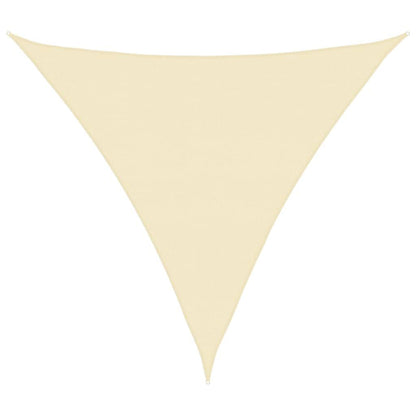 Vidaxl Toldo De Vela Triangular Hdpe 5x5x5 M M Crema_0