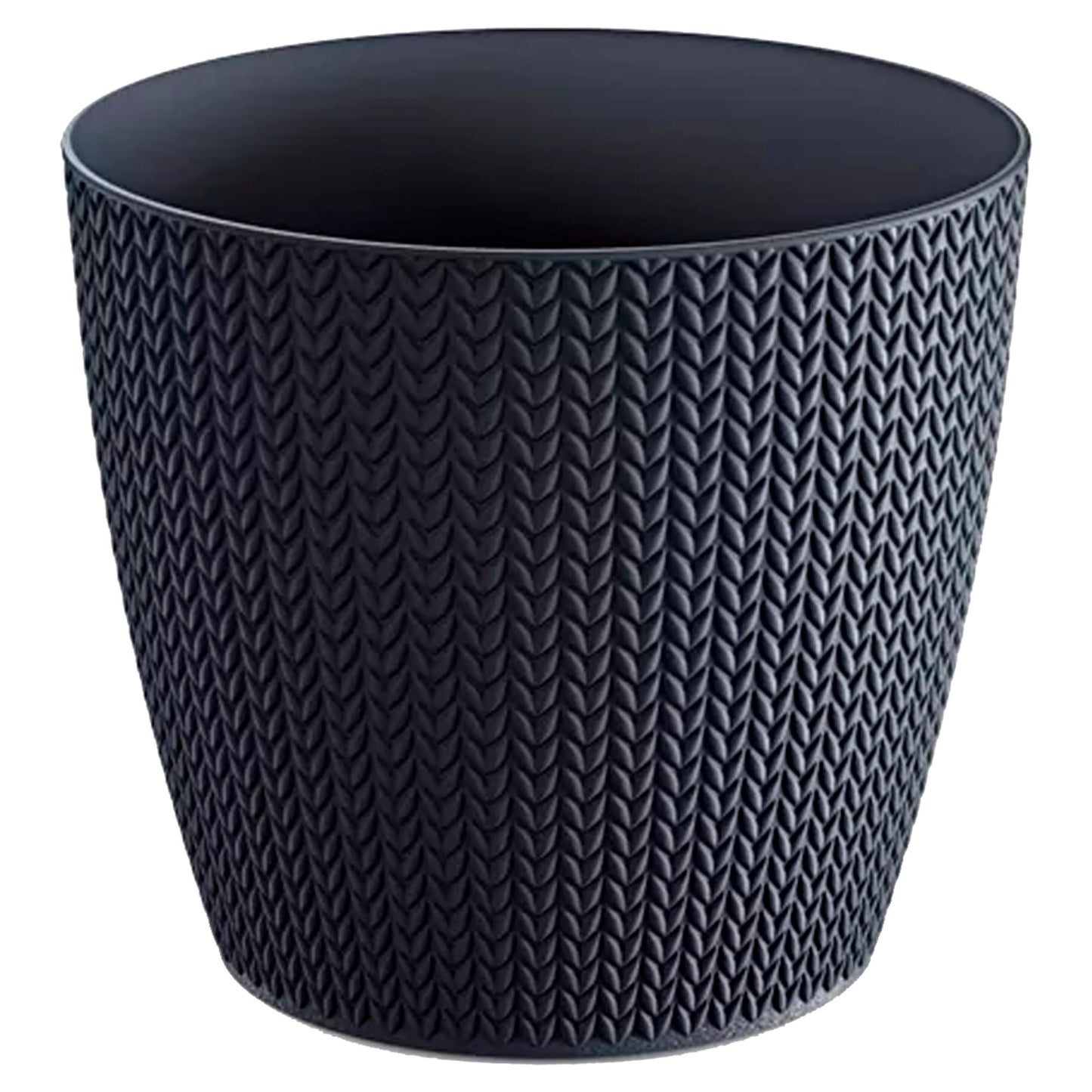 Maceta Wheaty 9l., Dimensiones (mm) 258x258x229, Color Antracita_0