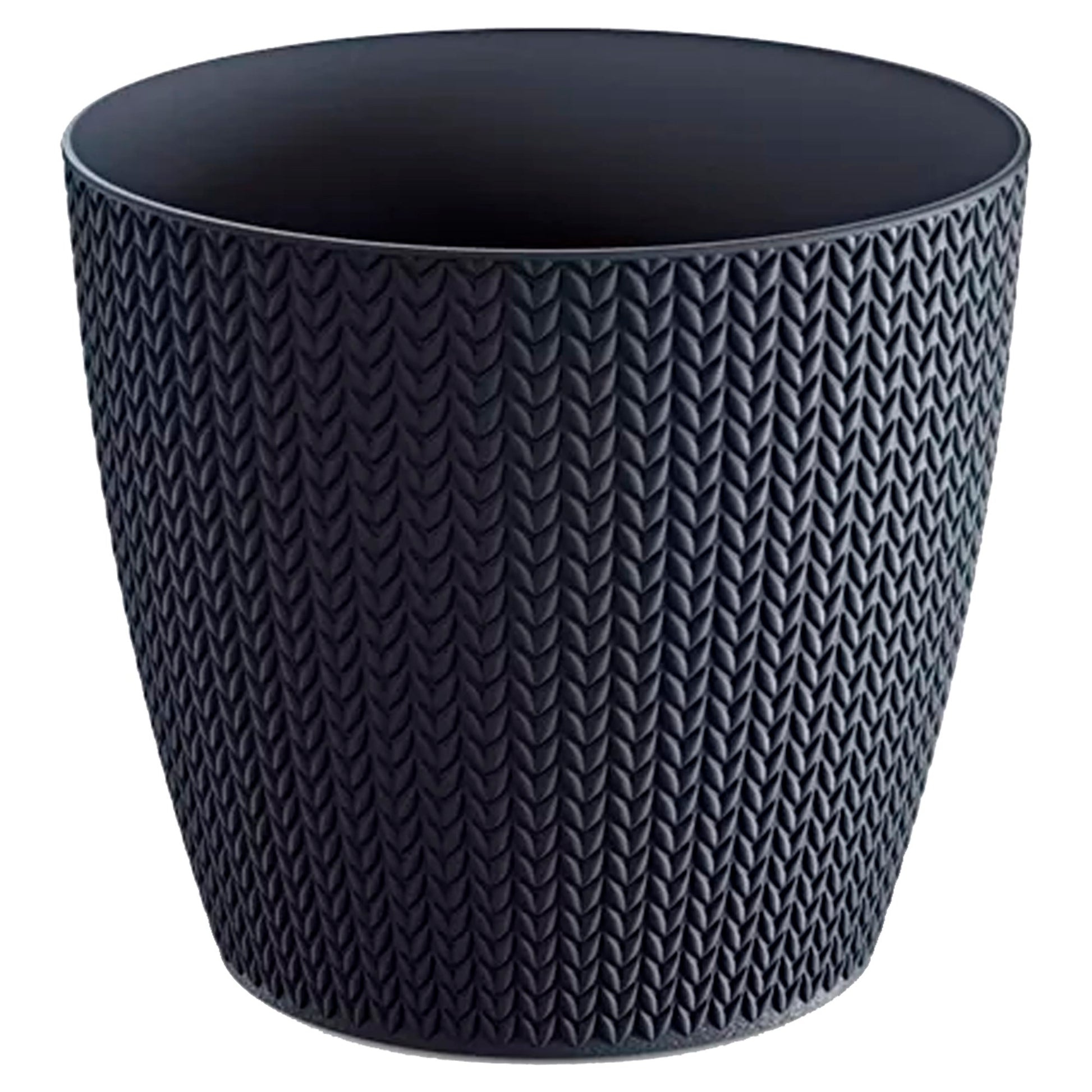 Maceta Wheaty 9l., Dimensiones (mm) 258x258x229, Color Antracita_0