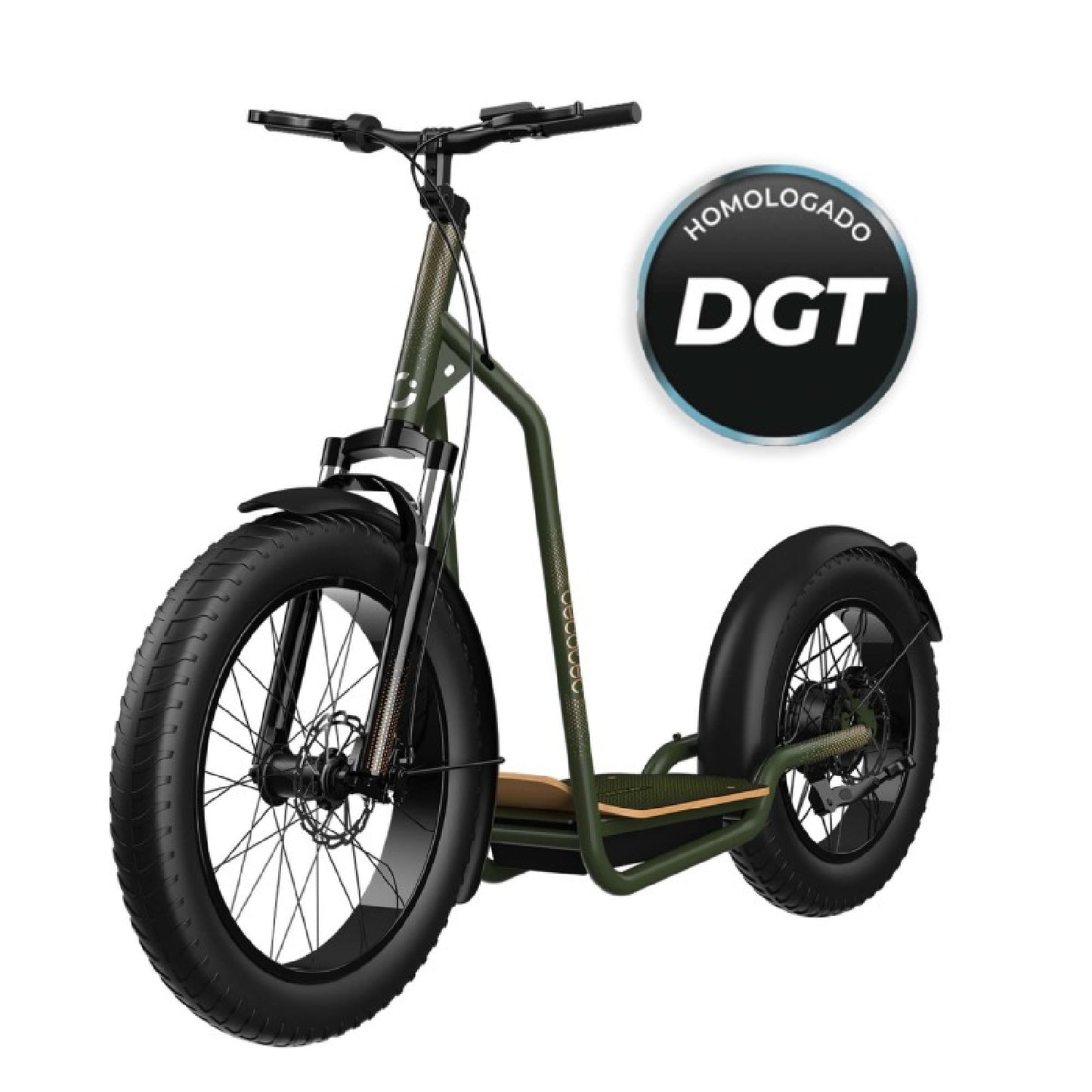 Bicinete Fat Suspension Homologado. 1300 W, Autonomía Hasta 75 Km, Suspensión Delantera, Ruedas De 20 Y 26'', Doble Sistema De Frenado, Batería 48v_0