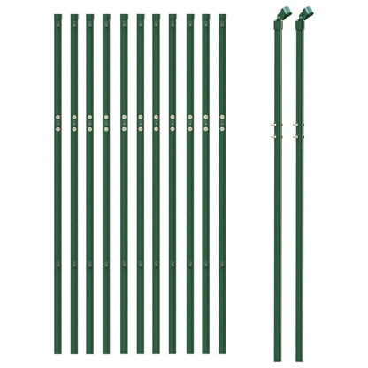 Cerca De Alambre De Acero Galvanizado Verde 0,8x25 M / Vetonek_4