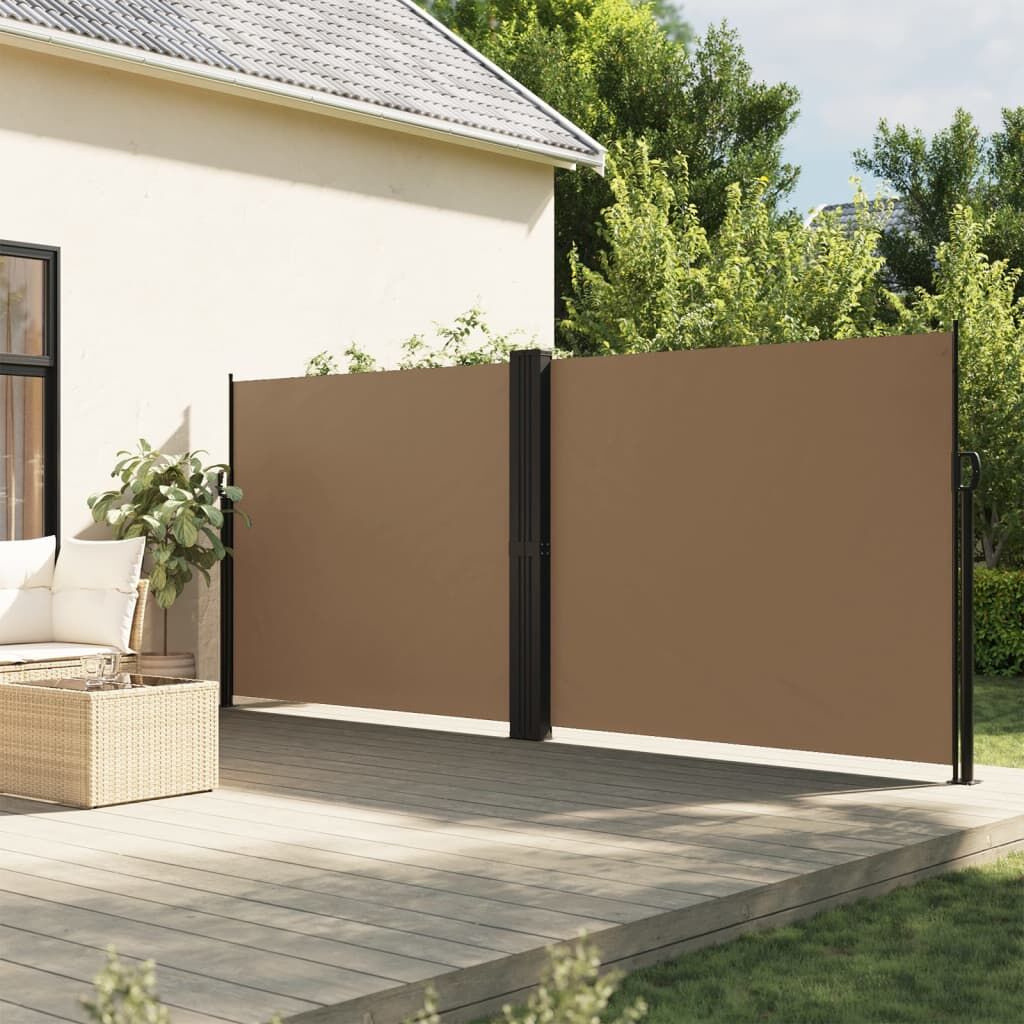 Vidaxl Toldo Lateral Retráctil Gris Taupe 180x1200 Cm_1