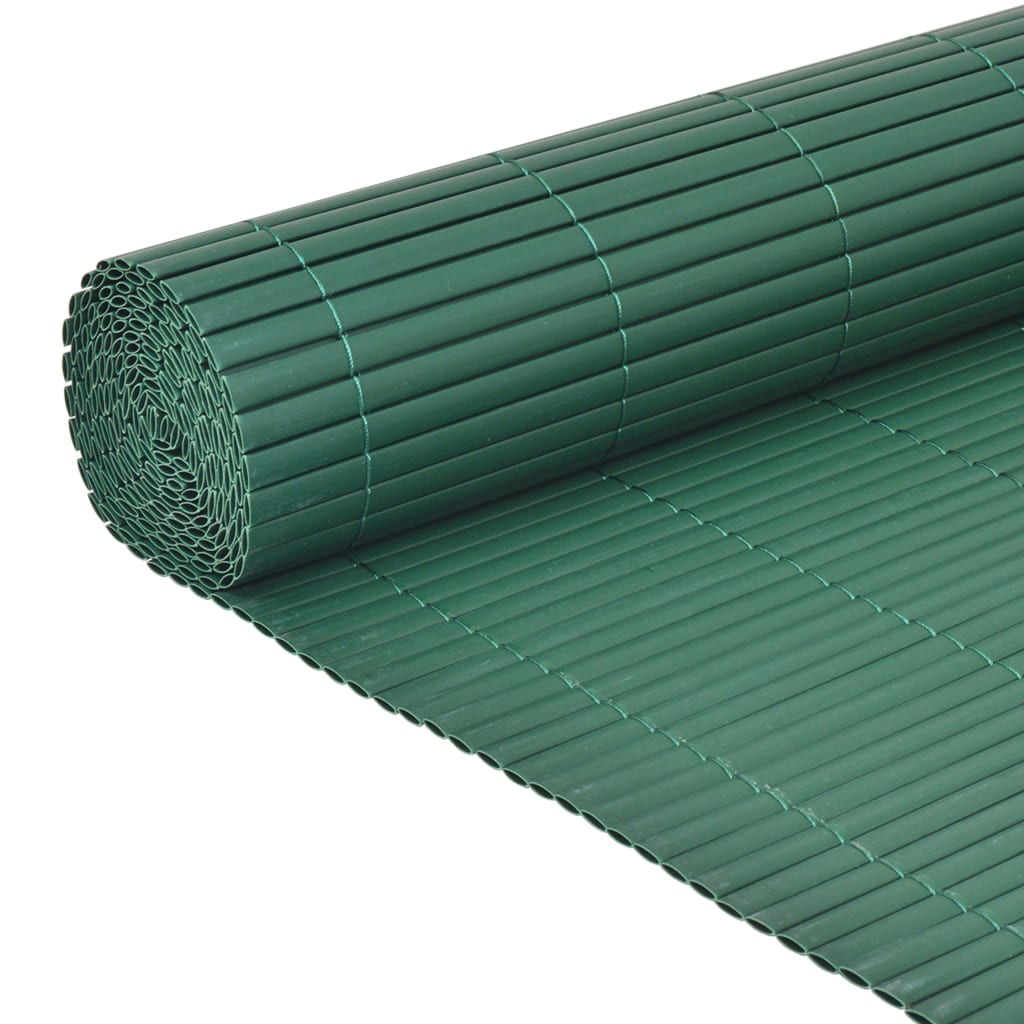 Valla De Jardín De Doble Cara Pvc Verde 90x500 Cm / Vetonek_3