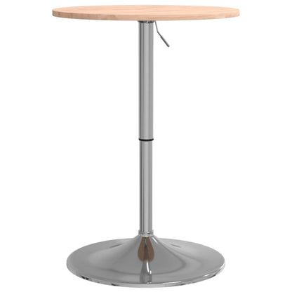 Mesa Alta De Madera Maciza De Haya Ø50x89,5 Cm_0