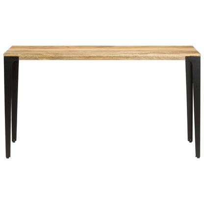 Mesa De Comedor De Madera Maciza De Mango 140x70x76 Cm_0