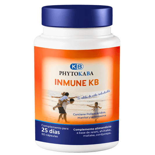 Inmune Kb 50 Cápsulas, Hongos Y Vitaminas. Defensas_0