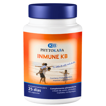Inmune Kb 50 Cápsulas, Hongos Y Vitaminas. Defensas