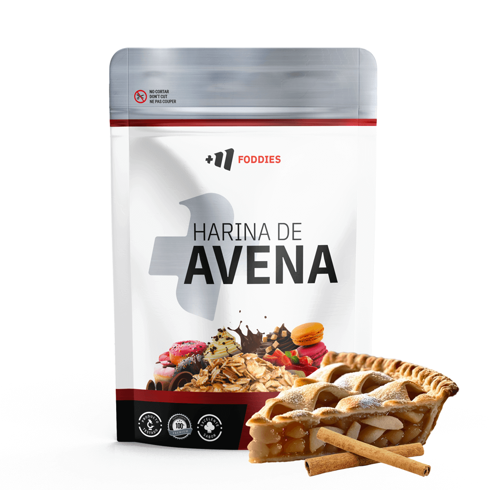 Harina De Avena - 1kg - Tarta De Manzana - Fuente De Hidratos De Carbono - Masmusculo_0