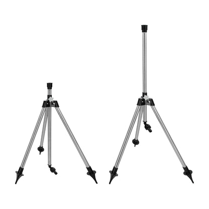 Tripode Para Aspersores Altura Regulable 55/90 Cm. Tomas Agua 1/2. Acero Cromado. Tripode Aspersores Jardineria_3