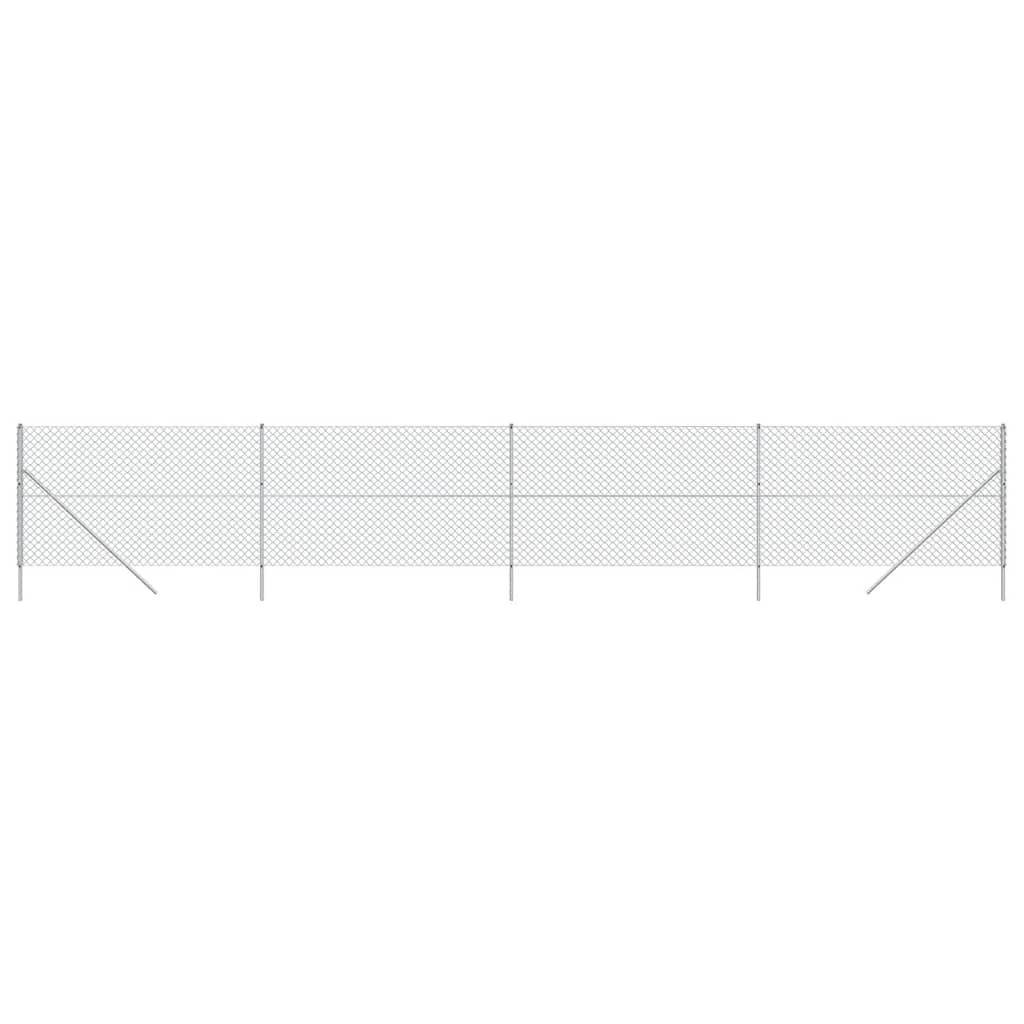 Cerca De Alambre Plateado 1,6x10 M / Vetonek_1