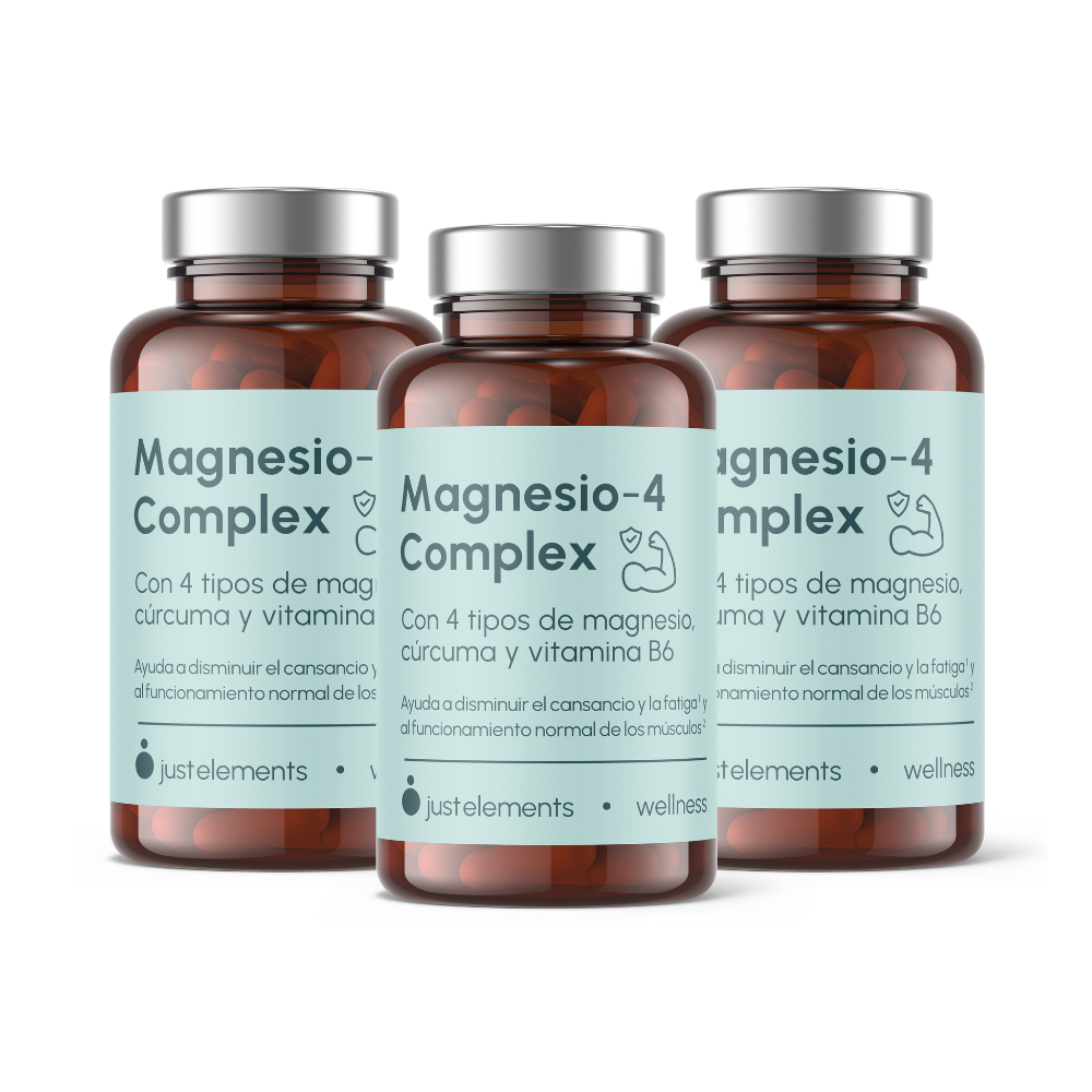Pack 3 Magnesio 4 Complex De Just Elements Wellness_0