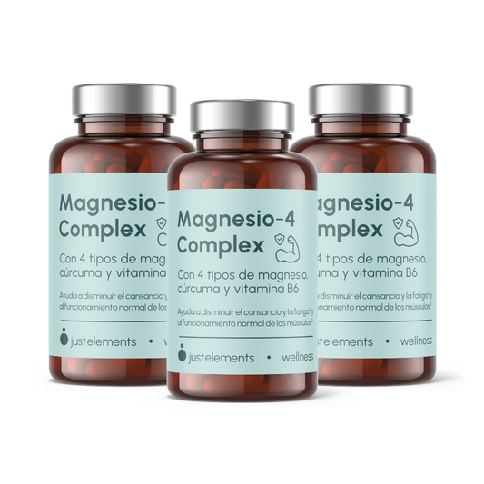 Pack 3 Magnesio 4 Complex De Just Elements Wellness_0