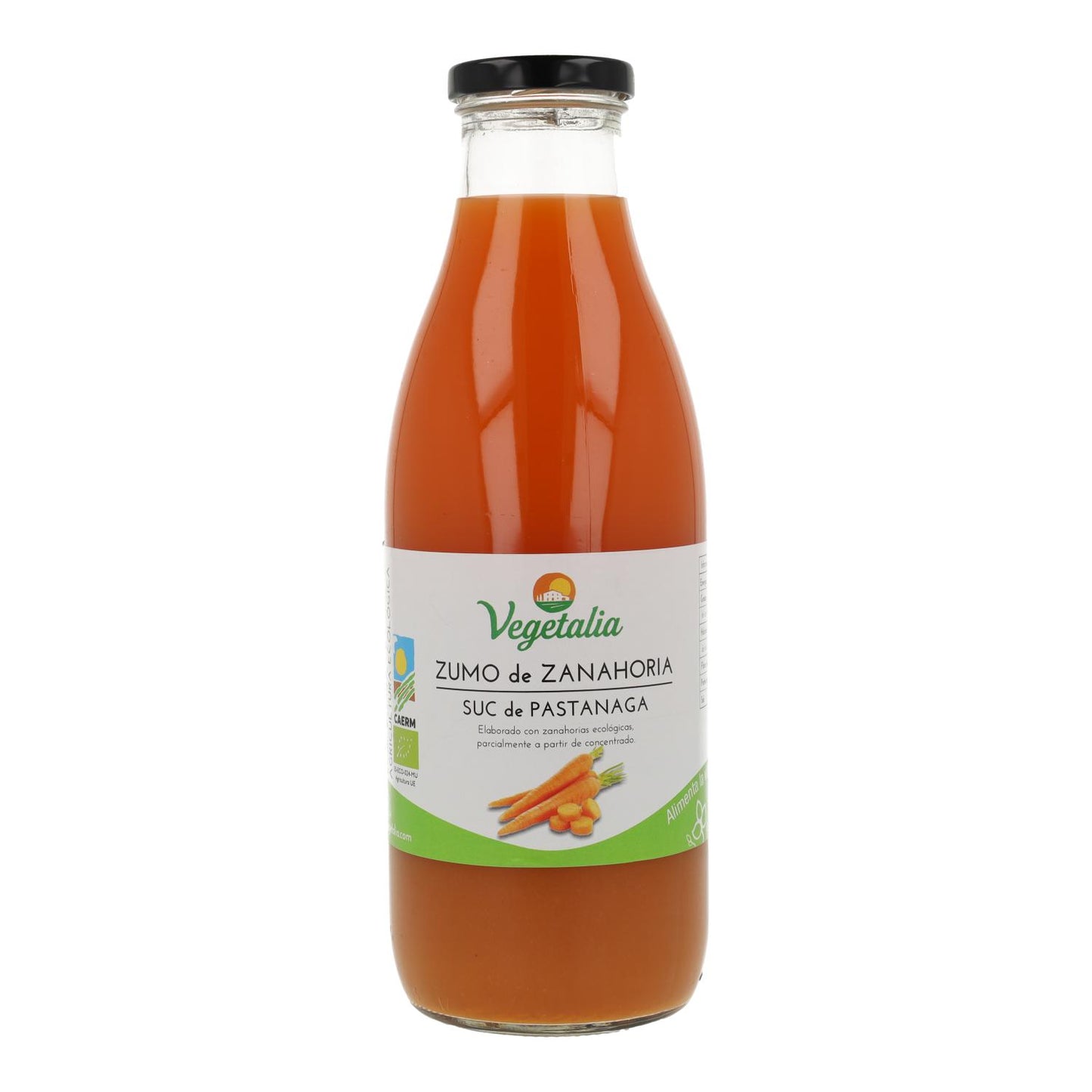 Sumo de Cenoura Orgânico Vegetalia, 1 Litro