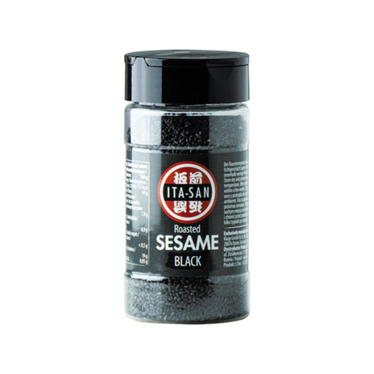 Sementes de sésamo preto torradas Ita-san 95 g