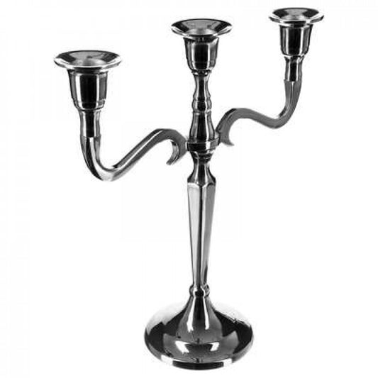 Well Home - Candelabro De Metal Moderno Con 3 Brazos 22,5x9,1x26,5cm_0