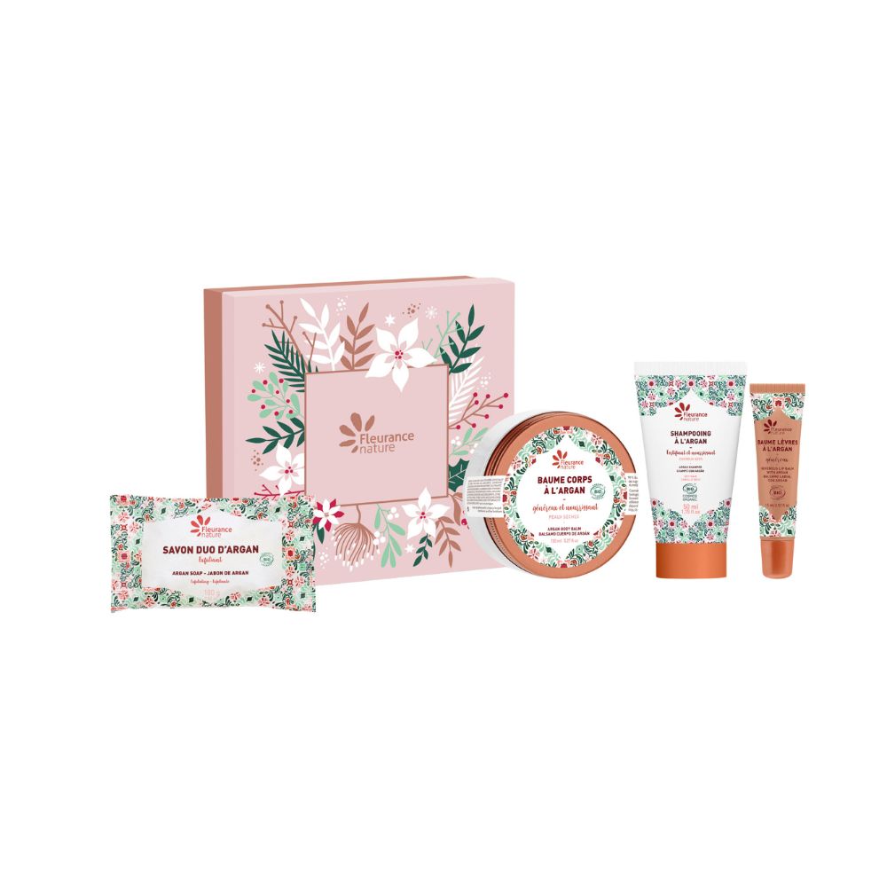 Cofre Secretos De Argán (bálsamo Corporal 150ml - Bálsamo Labial 15ml - Champú 50ml - Jabón Exfoliante 100g)_1