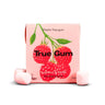Pastilha elástica True Gum sem plástico, framboesa e baunilha, 21g