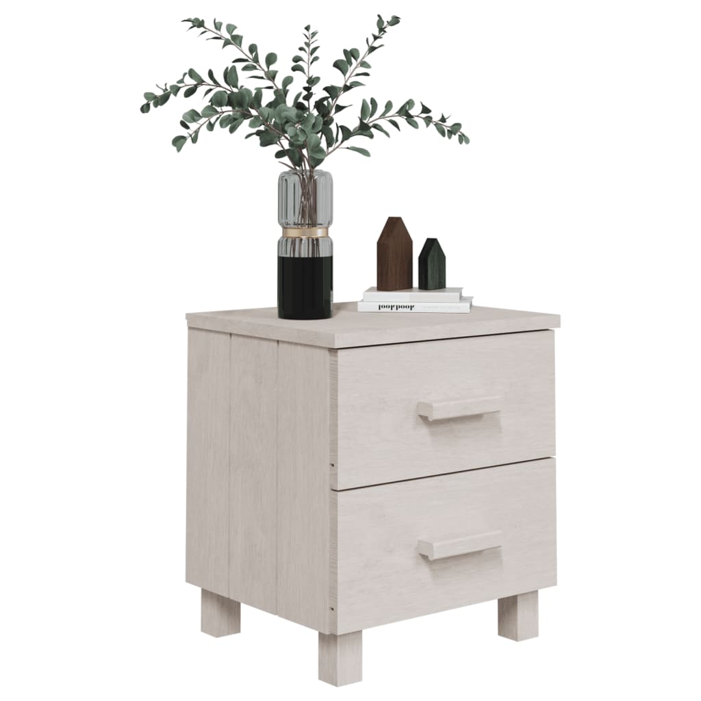 Mesita De Noche Hamar Madera Pino Maciza Blanco 40x35x44,5 Cm_4