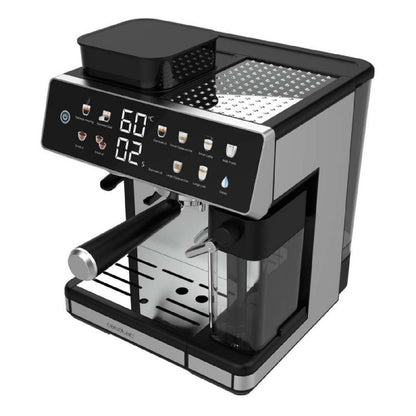 Cecotec Cafetera Express Barista Power Espresso 20 Barista Grind & Latte. 1350w, 20 Bares, Molinillo Cónico, 2.6l Depósi_2