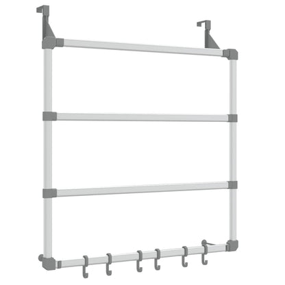 Vidaxl Toallero De Aluminio 67x15x66 Cm_0