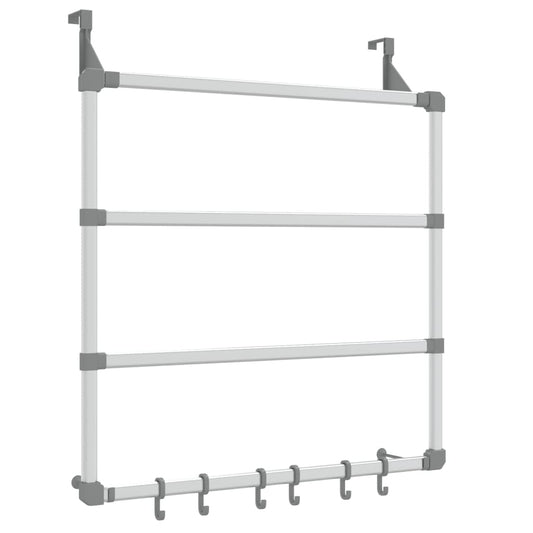 Vidaxl Toallero De Aluminio 67x15x66 Cm_0