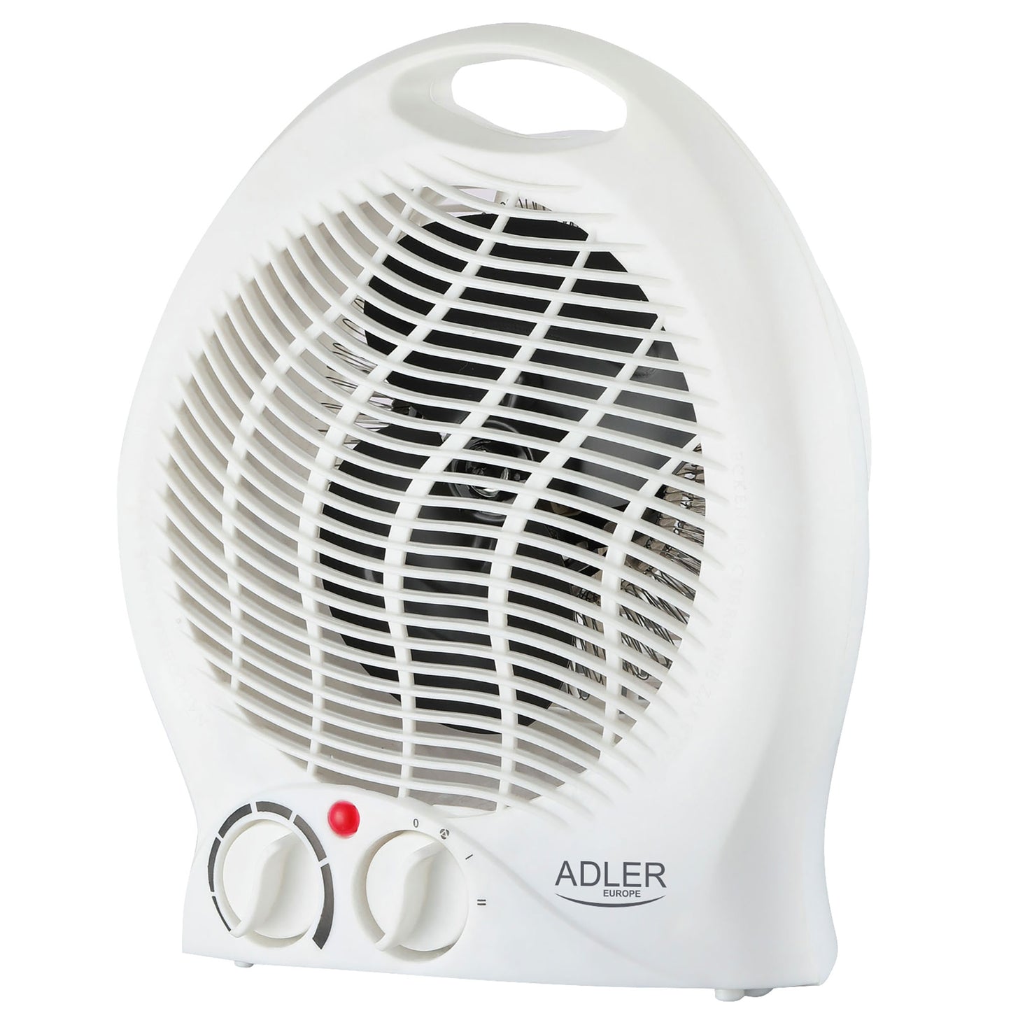 Calefactor Ventilador Aire Caliente / Frío, Termoventilador, 2 Niveles Temperatura, Termostato Adler Ad 7728, Blanco_0