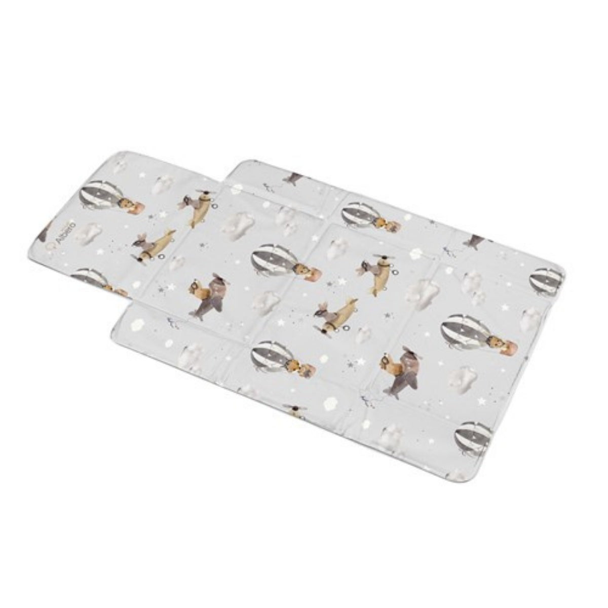 Cambiador Plegable De Viaje Plastificado Balloon Flight_0