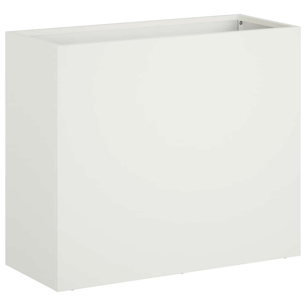 Macetero De Jardín 2 Uds. Blanco 50 X 20 X 40 Cm_2