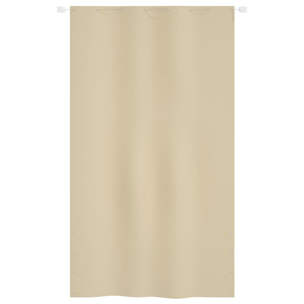 Vidaxl Toldo Pantalla Para Balcón De Tela Oxford Beige 140x240 Cm_1