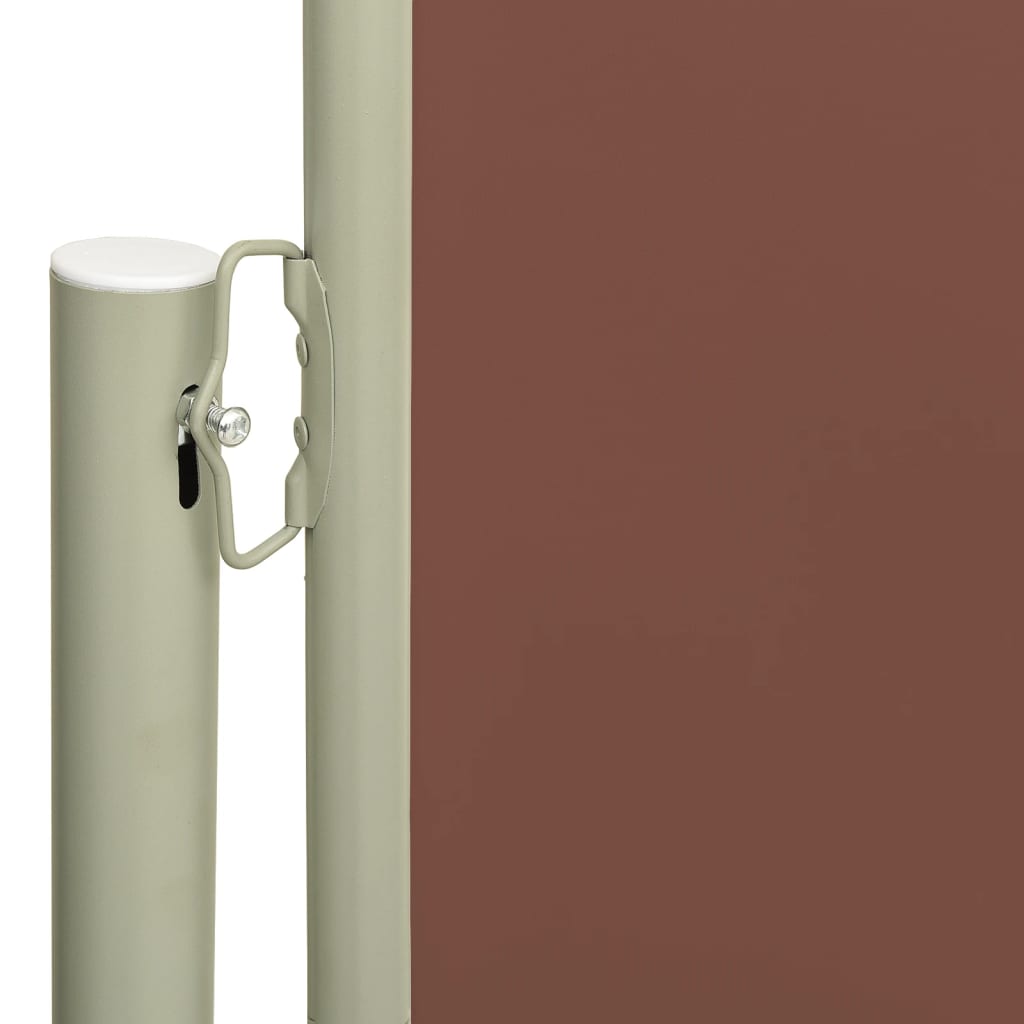 Toldo Lateral Retráctil Para Patio Marrón 200x300 Cm_1