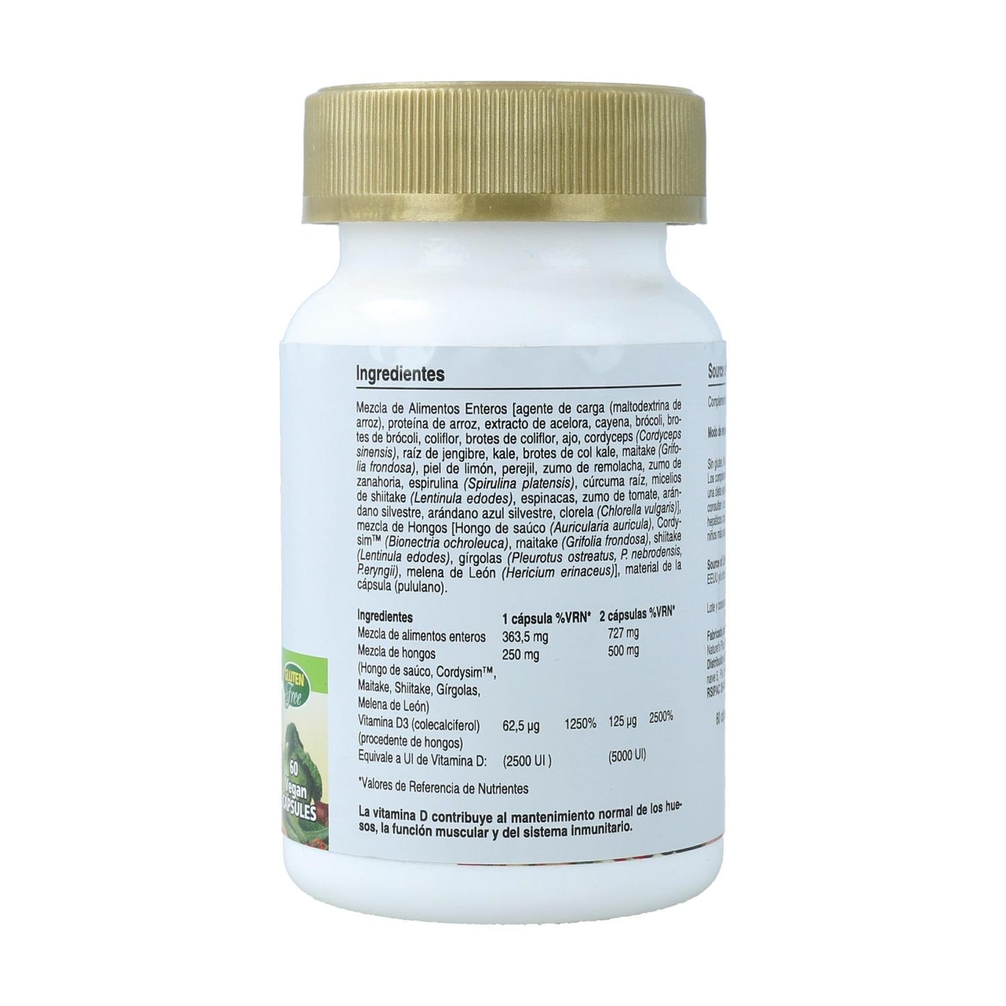 Garden Nature's Plus Vitamina D3, 60 comprimidos