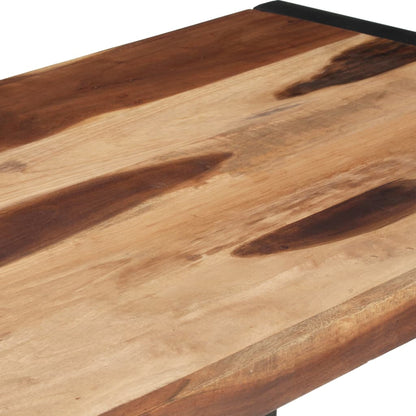 Mesa De Comedor De Madera Maciza 120x60x75 Cm_3