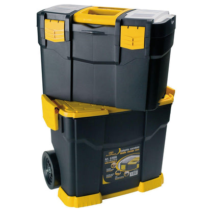 Carro Portaherramientas / Maletín De Herramientas Con Ruedas 460x280x665 Mm. Caja Almacenaje, Malentin Organizador_1
