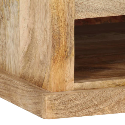 Mesa De Centro Con Puerta Madera Maciza De Mango 90x50x35 Cm_4