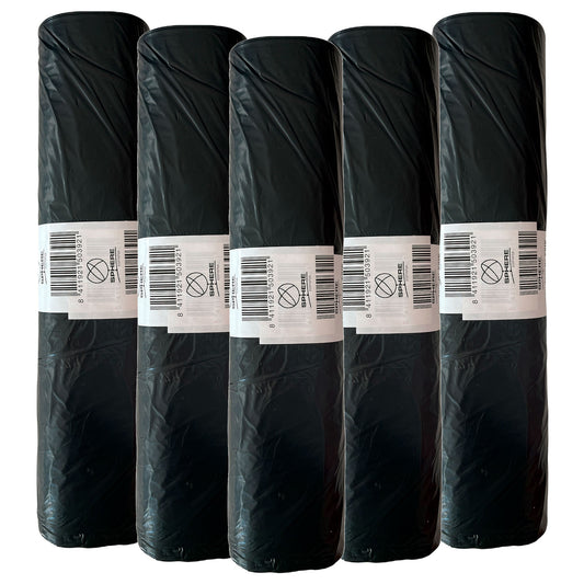 Bolsas De Basura De 50 Unidades De 120l Color Negro_0