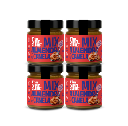 Pack crema de almendra 4 uds The Nut Club 800g_0
