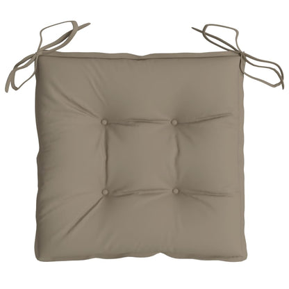 Vidaxl Cojines De Silla De Jardín 2 Uds Tela Oxford Taupé 50x50x7 Cm_4