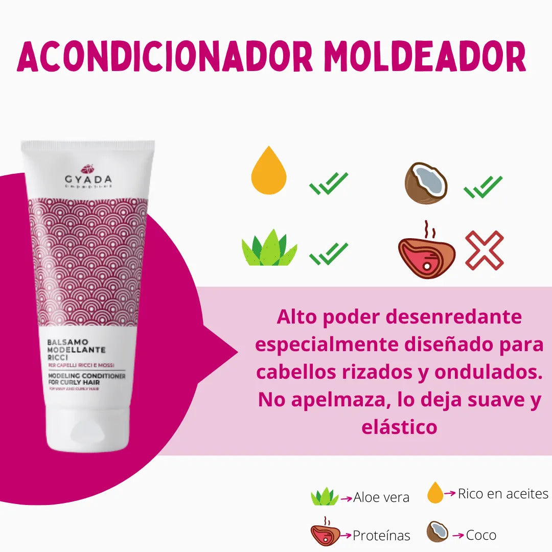 Acondicionador Moldeador Rizado Gyada Cabello Color Vibes 200ml_1