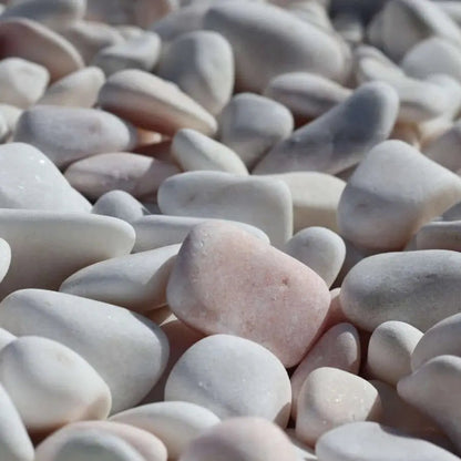 Canto Rodado Blanco Rosa / Saco 20 Kg. / 60-90 Mm_2