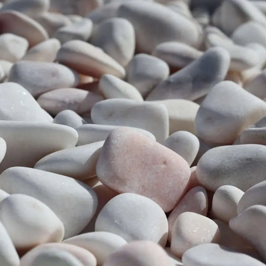 Canto Rodado Blanco Rosa / Saco 20 Kg. / 24-40 Mm_2