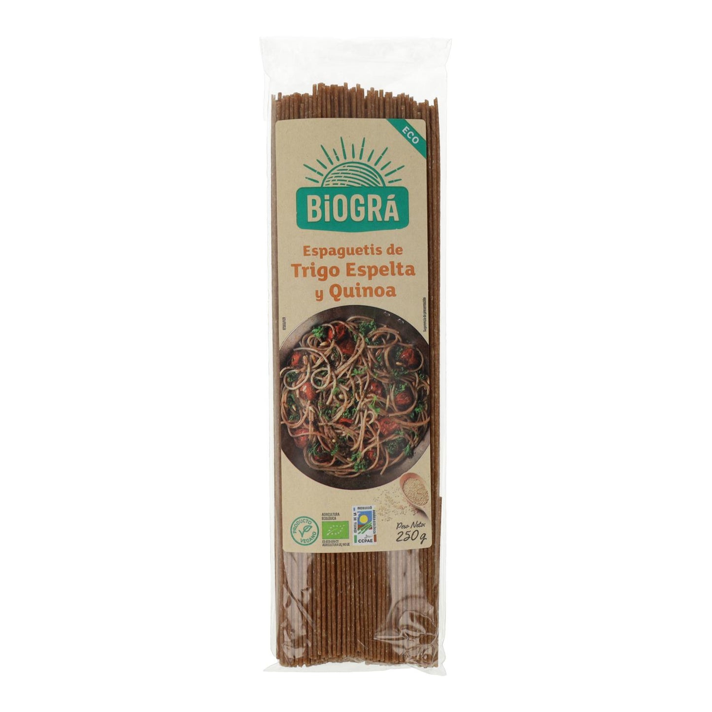 Esparguete de Quinoa e Espelta Biográ Biológico 250 g
