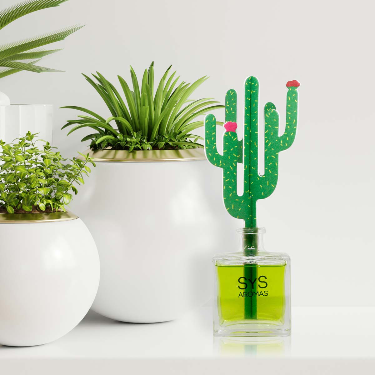 Difusor de Varillas Cactus Raíz de Angélica 90 ml | Aroma Herbal Intenso | Mikado Decorativo | Ambiente Equilibrante_2
