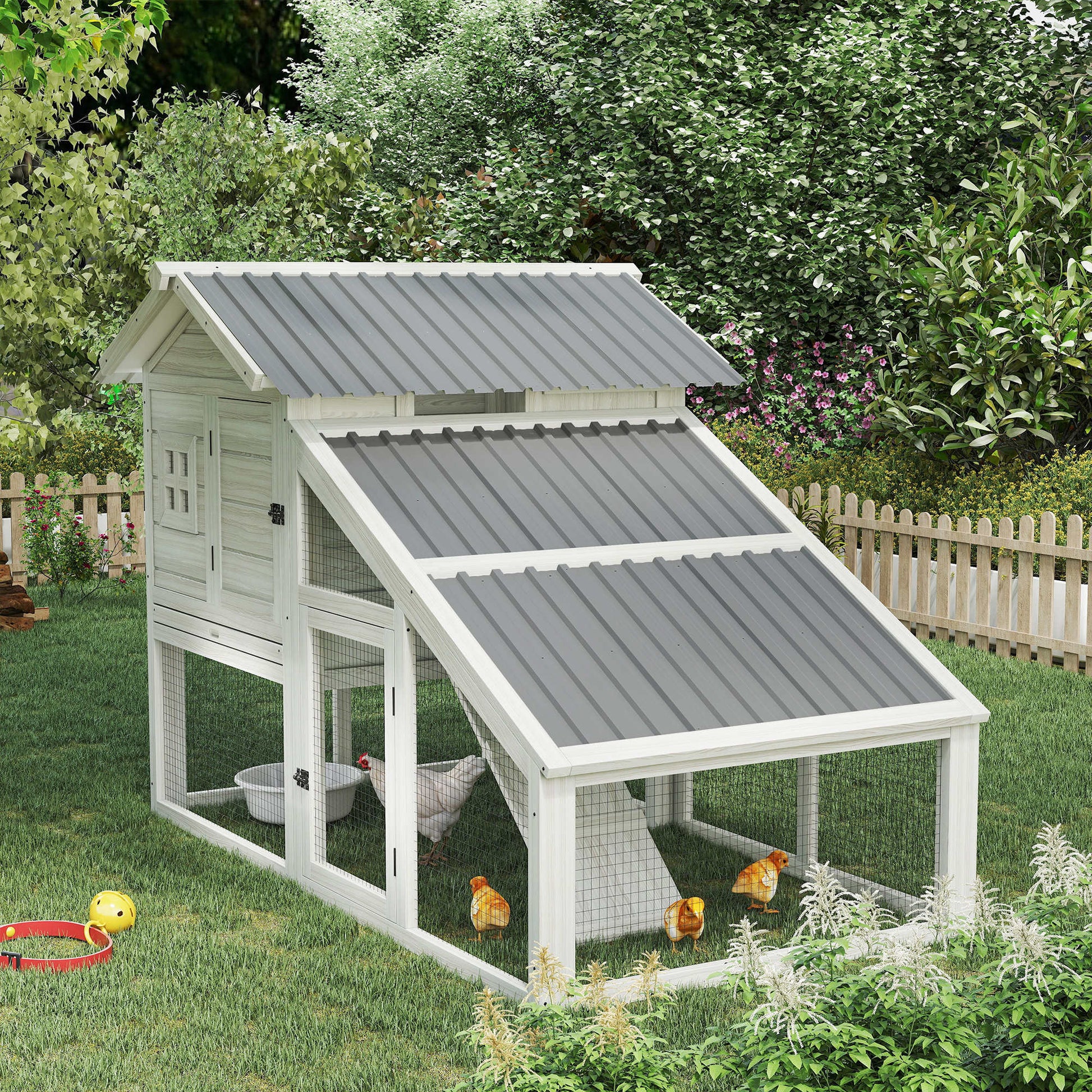 Outsunny Juego De 12 Paneles Para Tejado De Acero Galvanizado 129x45cm Gris_3