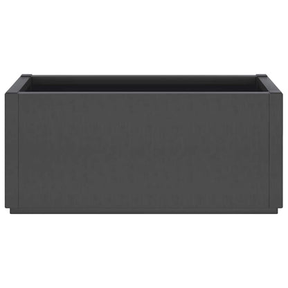 Caja De Flores De Jardín Gris Oscuro_3