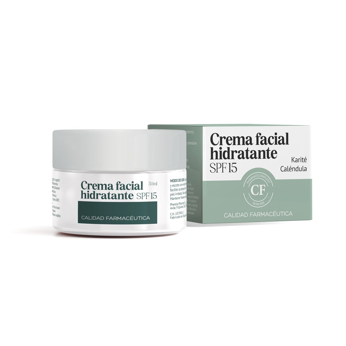 Creme Facial Hidratante de Qualidade Farmacêutica 50ml
